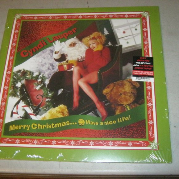 Cyndi Lauper Merry Christmas LP ~ Limited Edition Colored Vinyl ~ New/Sealed! - Picture 2 of 2
